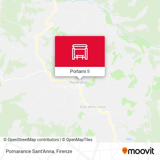 Mappa Pomarance Sant'Anna
