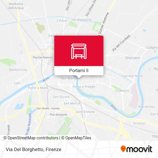 Mappa Via Del Borghetto