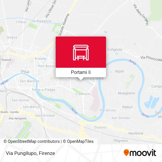 Mappa Via Pungilupo
