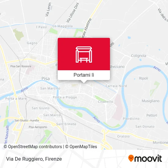 Mappa Via De Ruggiero