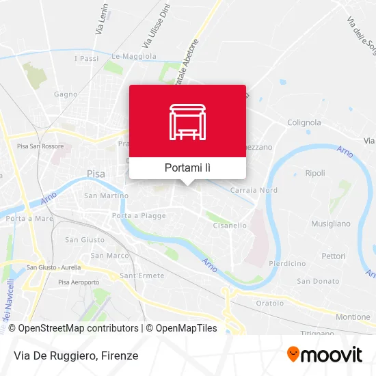 Mappa Via De Ruggiero