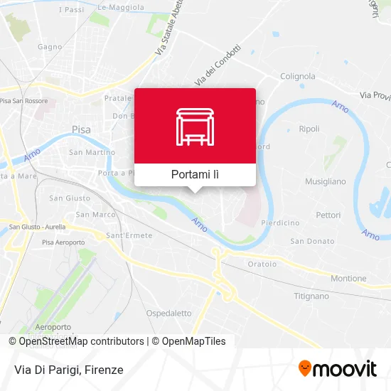 Mappa Via Di Parigi