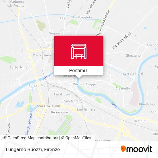 Mappa Lungarno Buozzi
