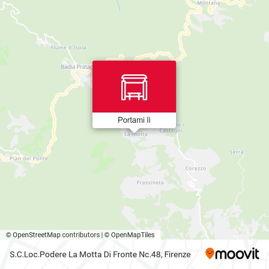 Mappa S.C.Loc.Podere La Motta Di Fronte Nc.48