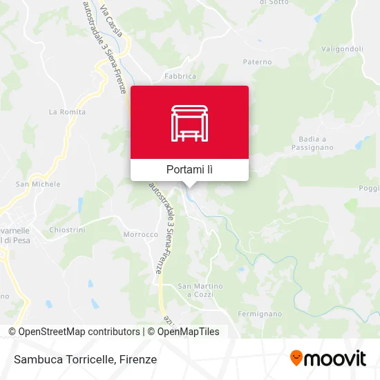 Mappa Sambuca Torricelle