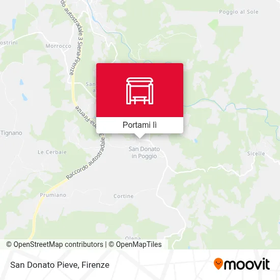 Mappa San Donato Pieve
