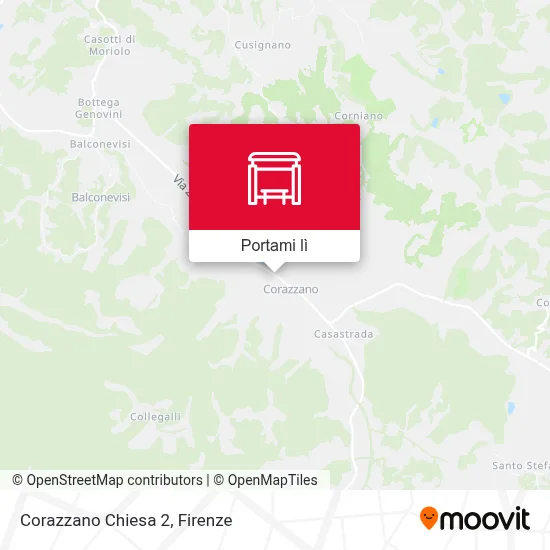 Mappa Corazzano Chiesa 2