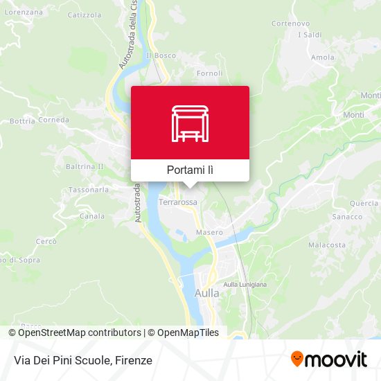 Mappa Via Dei Pini Scuole