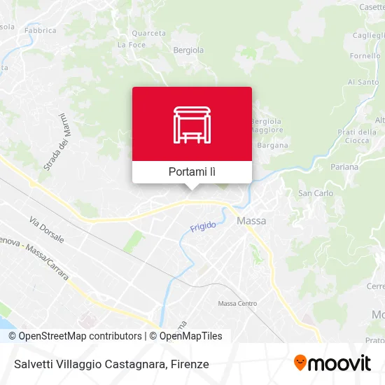 Mappa Salvetti Villaggio Castagnara