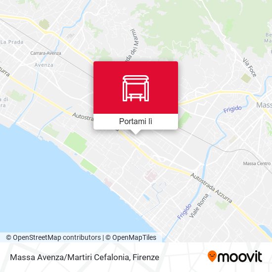 Mappa Massa Avenza/Martiri Cefalonia