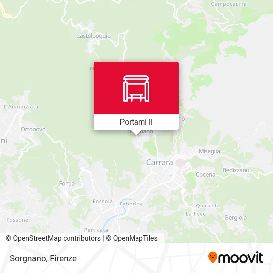 Mappa Sorgnano
