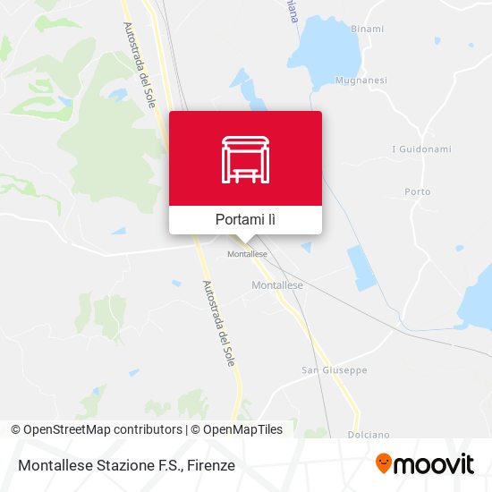 Mappa Montallese Stazione F.S.