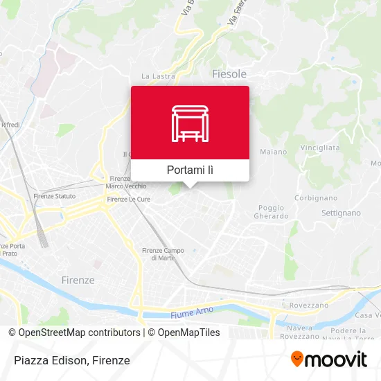 Mappa Piazza Edison