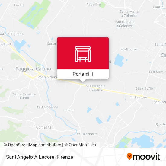 Mappa Sant'Angelo A Lecore