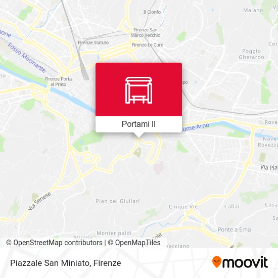 Mappa Piazzale San Miniato