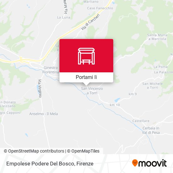 Mappa Empolese Podere Del Bosco