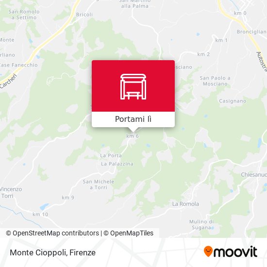 Mappa Monte Cioppoli