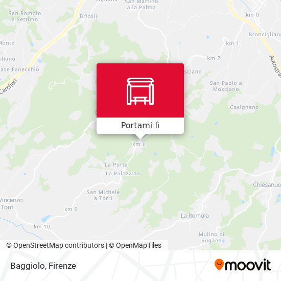 Mappa Baggiolo