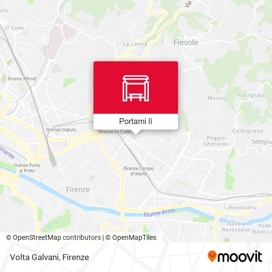 Mappa Volta Galvani