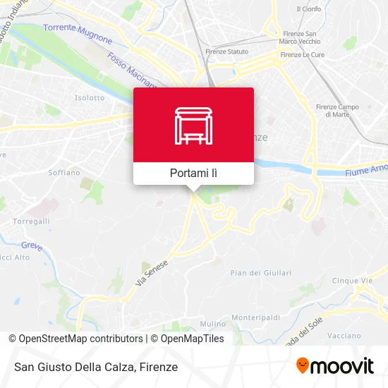 Mappa San Giusto Della Calza