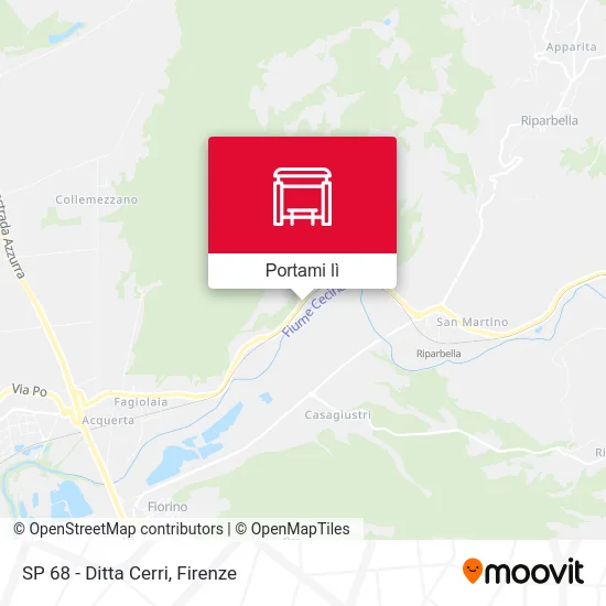 Mappa SP 68 - Ditta Cerri