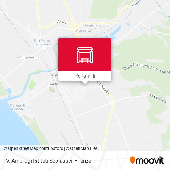 Mappa V. Ambrogi Istituti Scolastici