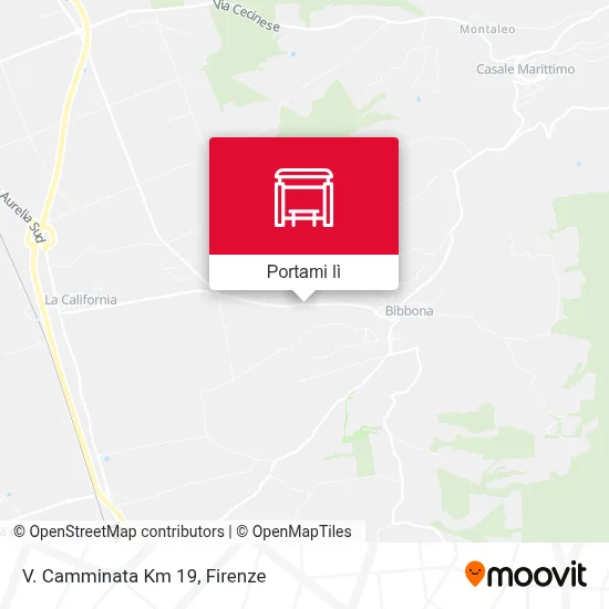 Mappa V. Camminata Km 19