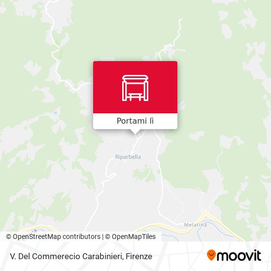 Mappa V. Del Commerecio Carabinieri