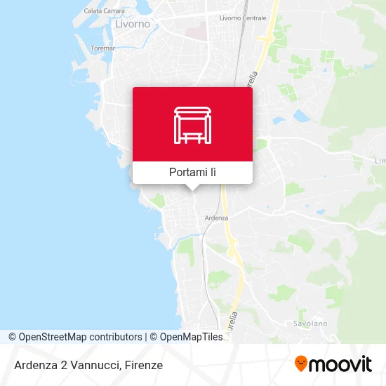 Mappa Ardenza 2 Vannucci