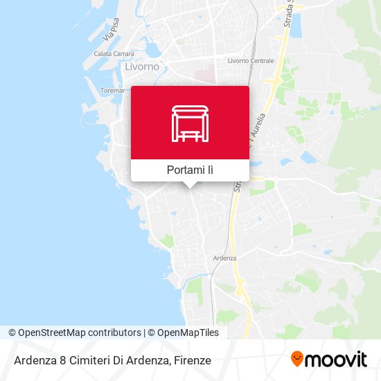 Mappa Ardenza 8 Cimiteri Di Ardenza