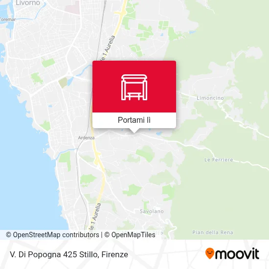 Mappa V. Di Popogna 425 Stillo