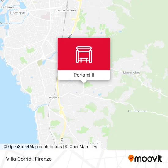 Mappa Villa Corridi
