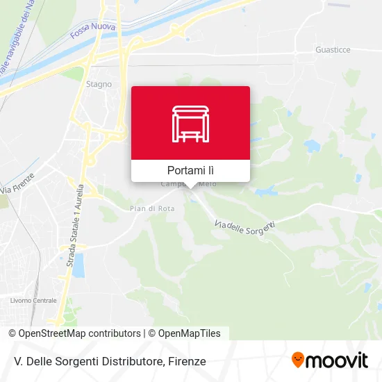 Mappa V. Delle Sorgenti Distributore