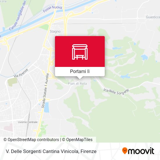 Mappa V. Delle Sorgenti Cantina Vinicola
