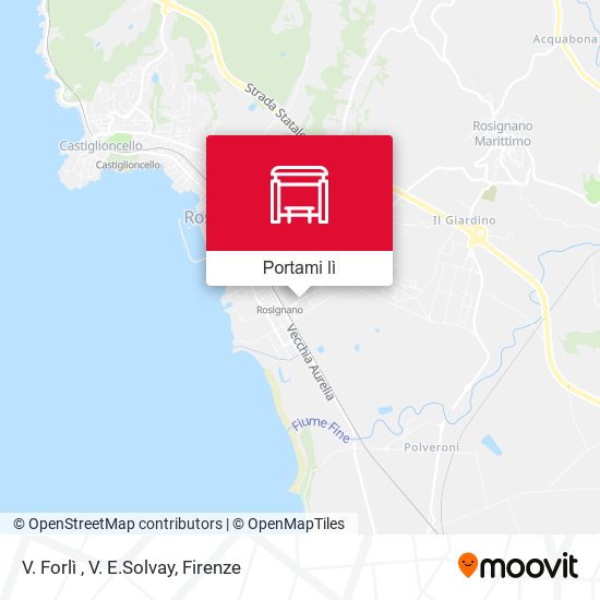 Mappa V. Forlì , V. E.Solvay