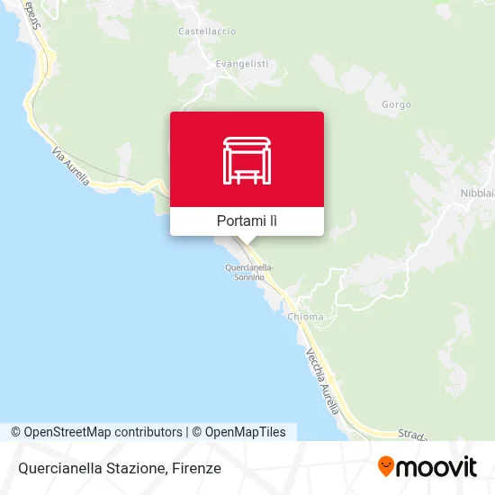 Mappa Quercianella Stazione
