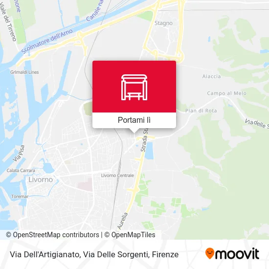 Mappa Via Dell'Artigianato, Via Delle Sorgenti