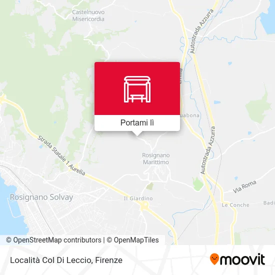 Mappa Località Col Di Leccio