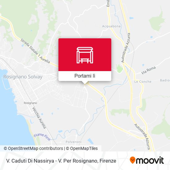 Mappa V. Caduti Di Nassirya - V. Per Rosignano