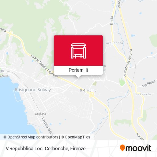 Mappa V.Repubblica Loc. Cerbonche