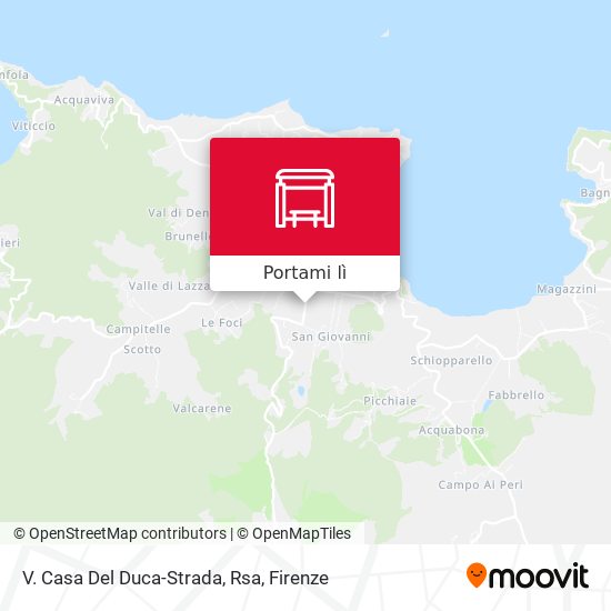 Mappa V. Casa Del Duca-Strada, Rsa