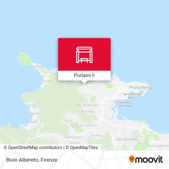 Mappa Bivio Albereto