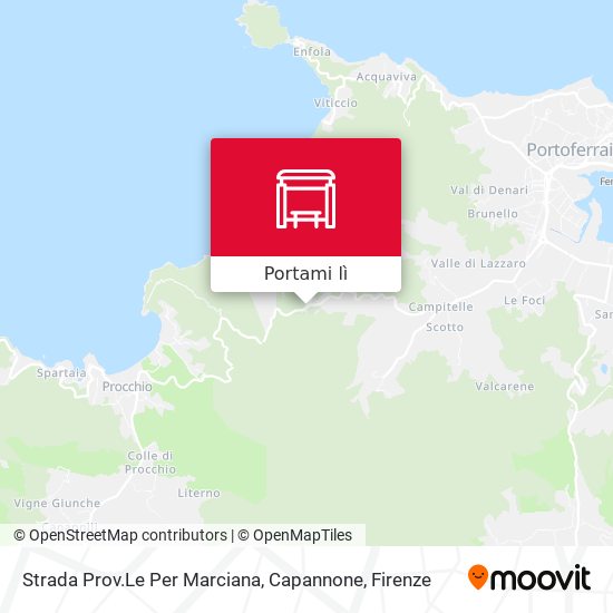 Mappa Strada Prov.Le Per Marciana, Capannone