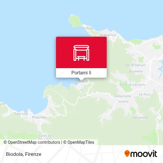 Mappa Biodola
