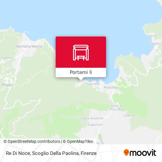 Mappa Re Di Noce,  Scoglio Della Paolina