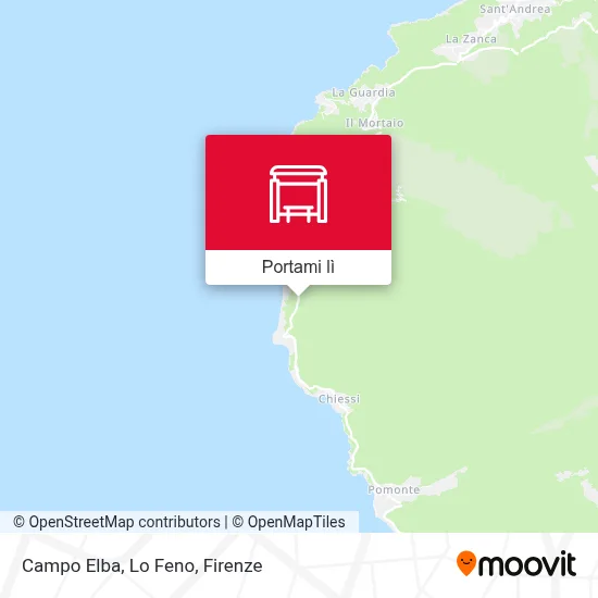 Mappa Campo Elba,  Lo Feno