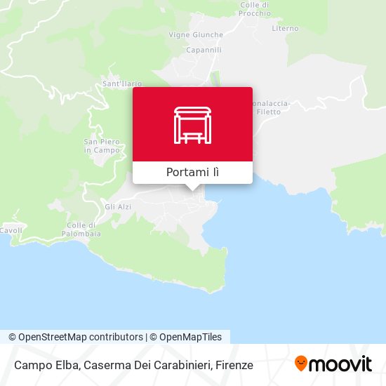 Mappa Campo Elba, Caserma Dei Carabinieri