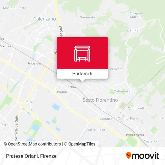 Mappa Pratese Oriani