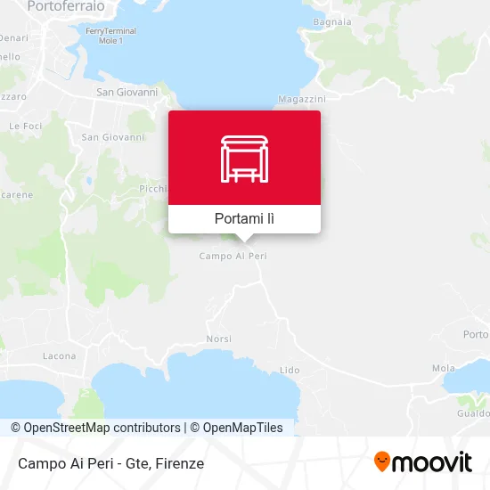 Mappa Campo Ai Peri - Gte