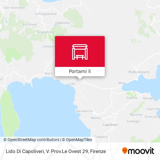 Mappa Lido Di Capoliveri, V. Prov.Le Ovest 29